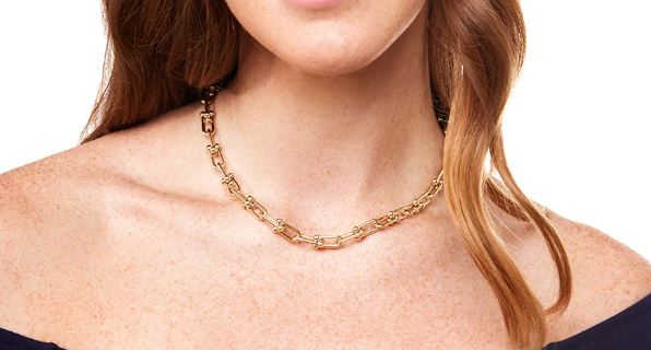 Gauge Chain Link Necklace