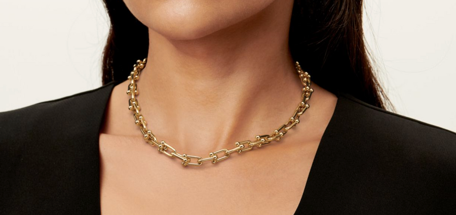 Gauge Chain Link Necklace